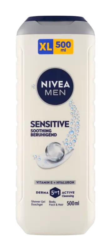 NIVEA Men Sprchový gel pro muže 3v1 Sensitive, 500 ml