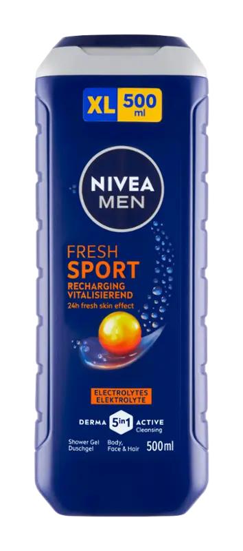 NIVEA Men Sprchový gel pro muže 3v1 Sport, 500 ml