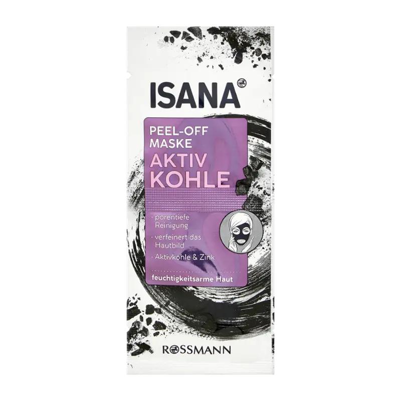ISANA Slupovací pleťová maska s aktivním uhlím, 16 ml