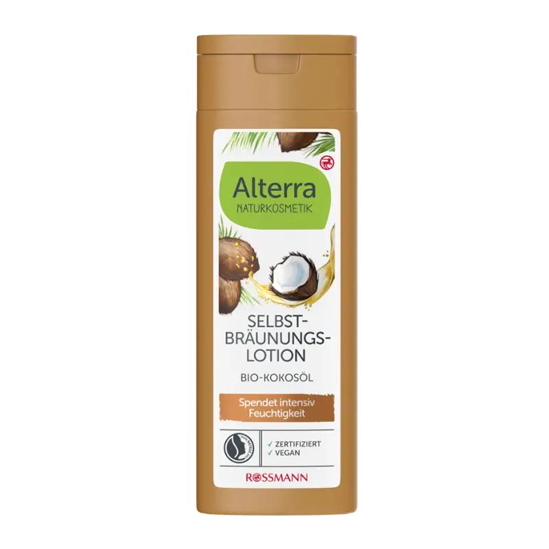 Alterra Naturkosmetik Samoopalovací mléko s BIO kokosovým olejem, 200 ml
