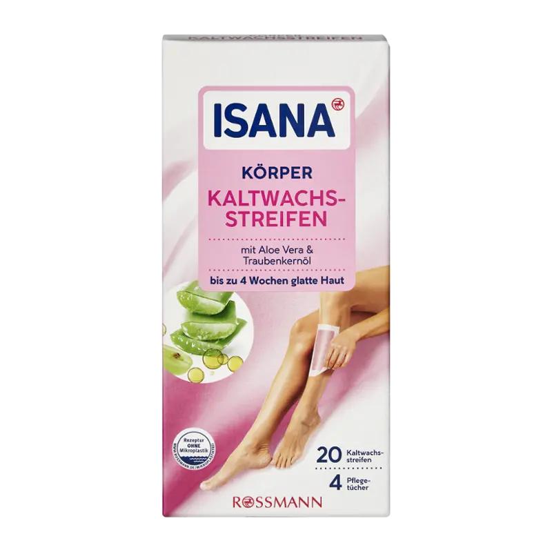 ISANA Voskové pásky na tělo, 20 ks