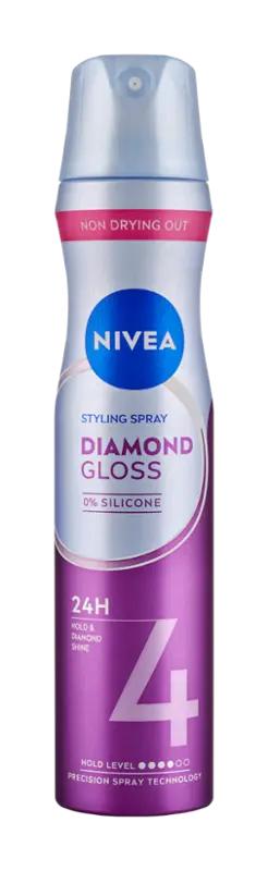 NIVEA Lak na vlasy Diamond Gloss, 250 ml