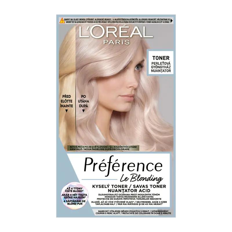 L'Oréal Toner Preference 02 pearly boost, 1 ks