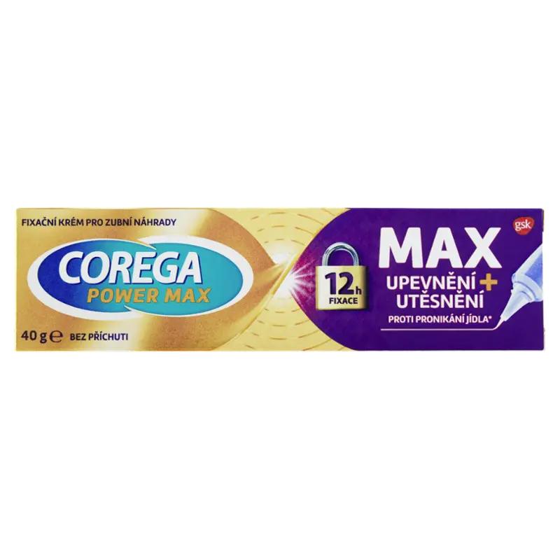Corega Fixační krém bez příchuti Max Control, 40 g