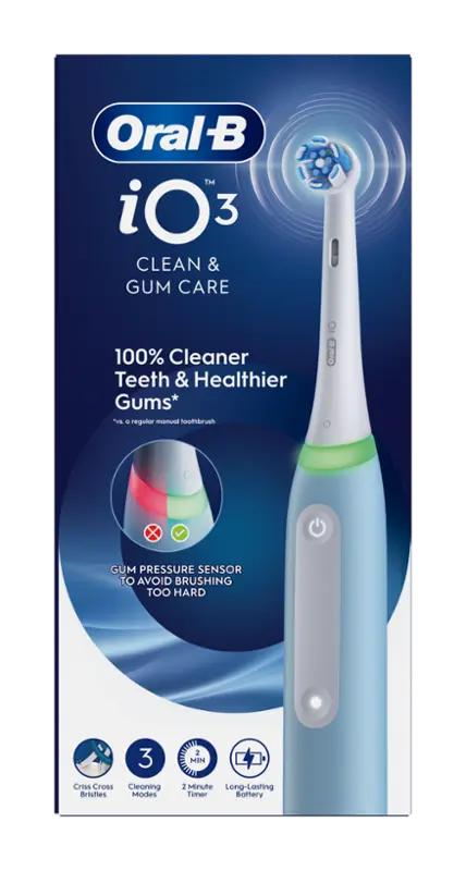 Oral-B Elektrický zubní kartáček Oral-B iO 3 Blue Design Braun, 1 ks