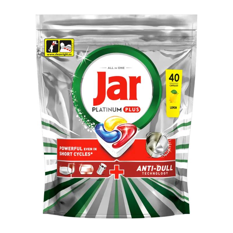 Jar Tablety do myčky Platinum Plus Lemon, 40 ks