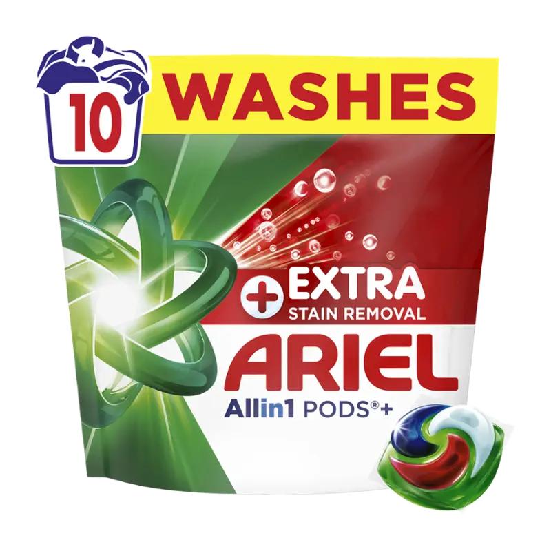 Ariel Kapsle na praní All-in-1 PODS+ Extra Stain Removal, 10 pd