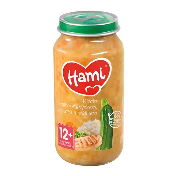 Hami Rizoto s krůtím stehýnkem, cuketou a hráškem 12m+