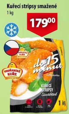 Kuřecí stripsy smažené, 1 kg