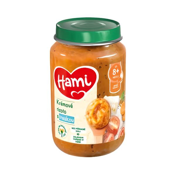 Hami Krémové rizoto s mořskou treskou. 8+