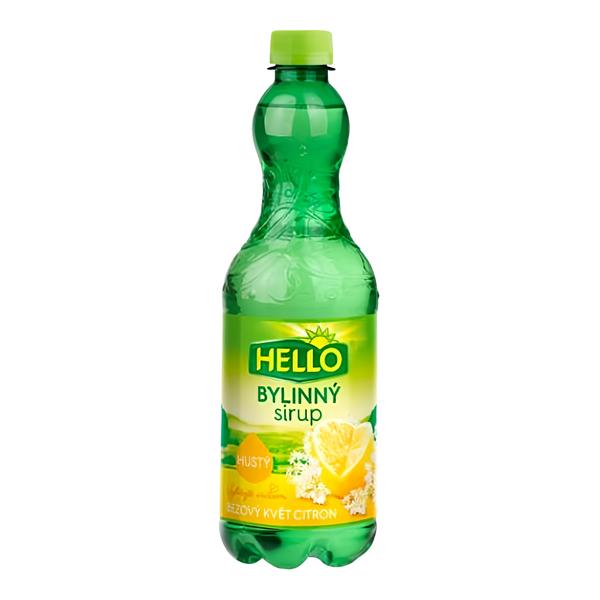 Hello bylinný sirup Bezový květ Citron