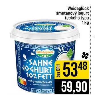 Weideglück smetanový jogurt řeckého typu 1kg 