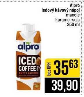 Alpro ledový kávový nápoj mandle karamel-soja 250 ml