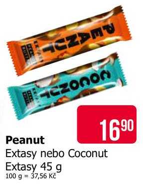 Peanut Extasy nebo Coconut Extasy 45 g