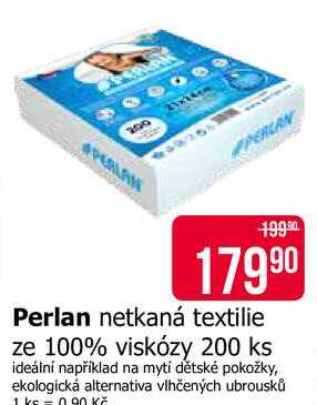 Perlan netkaná textilie ze 100% viskózy 200 ks 