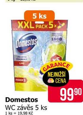 Domestos WC závěs 5 ks 