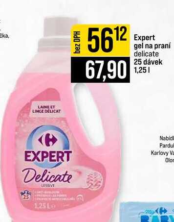 Expert gel na praní delicate 25 dávek 1,25l