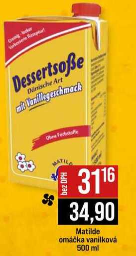 Matilde omáčka vanilková 500 ml 