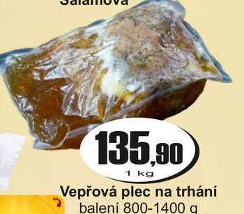 Vepřová plec na trhání balení 800-1400 q