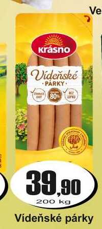 Vídeňské párky 200 g