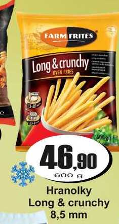 Hranolky Long & crunchy 8,5 mm 600 g