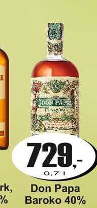 Don Papa Baroko 40% 0,7 L