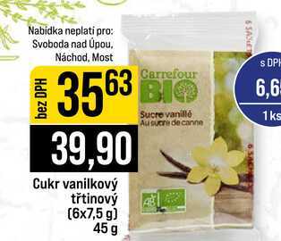 Cukr vanilkový třtinový (6x7,5 g) 45 g