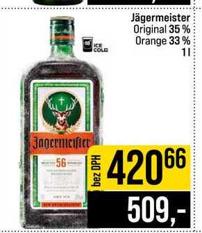 Jägermeister Original 35% Orange 33% 1l