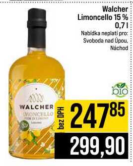 Walcher Limoncello 15% 0,7l