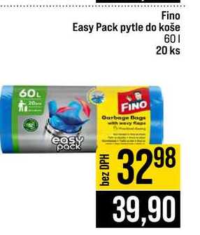 Fino Easy Pack pytle do koše 60l 20 ks