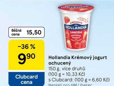 Hollandia Krémový jogurt ochucený, 150 g, více druhů
