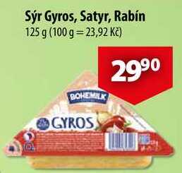 Sýr Gyros, Satyr, Rabín, 125 g