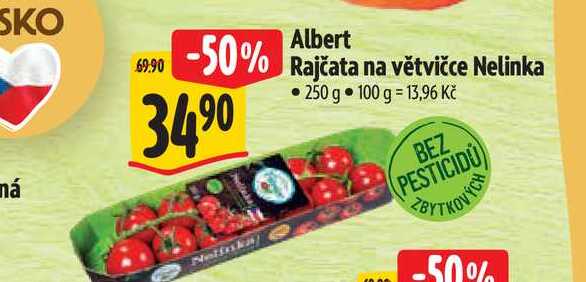 Albert Rajčata na větvičce Nelinka 250 g