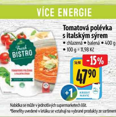   Tomatová polévka s italským sýrem 400 g