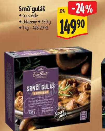 Srnčí guláš 350 g