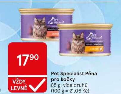 Pet Specialist Pěna pro kočky, 85 g, více druhů