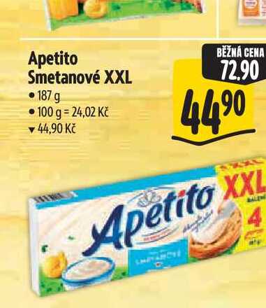 Apetito Smetanové XXL 187 g