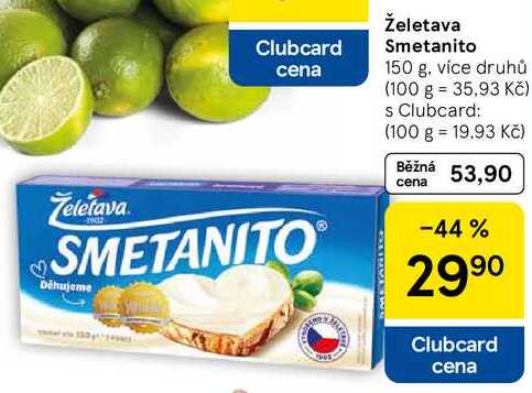 Želetava Smetanito, 150 g