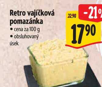 Retro vajíčková pomazánka 100 g