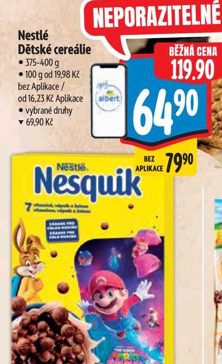 Nestlé Dětské cereálie 375-400 g