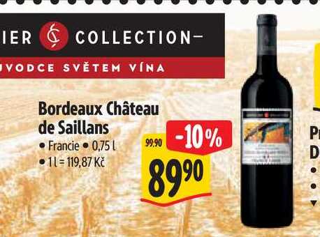 Bordeaux Château de Saillans 0,75 l