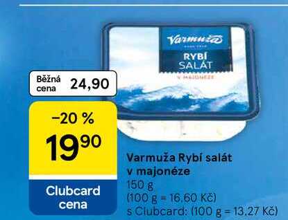Varmuža Rybí salát v majonéze, 150 g 
