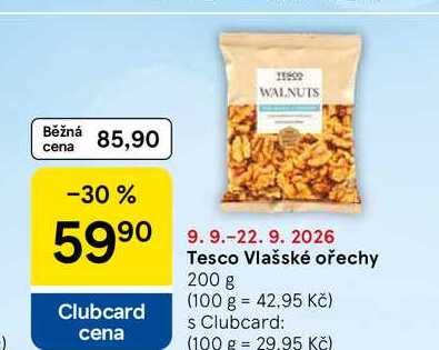 Tesco Vlašské ořechy, 200 g