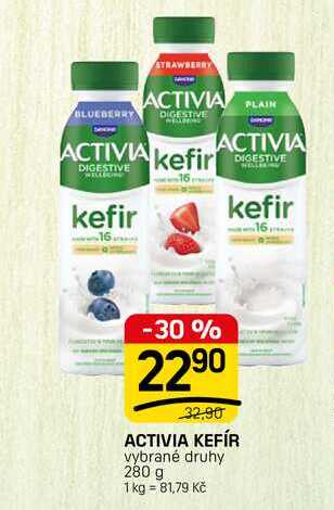 ACTIVIA KEFÍR vybrané druhy 280 g