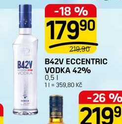 B42V ECCENTRIC VODKA 42% 0,5l