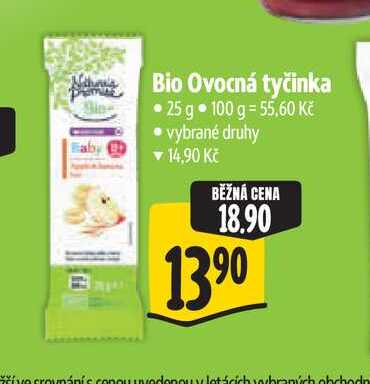 Bio Ovocná tyčinka 25 g 