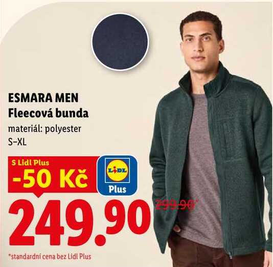 ESMARA MEN Fleecová bunda