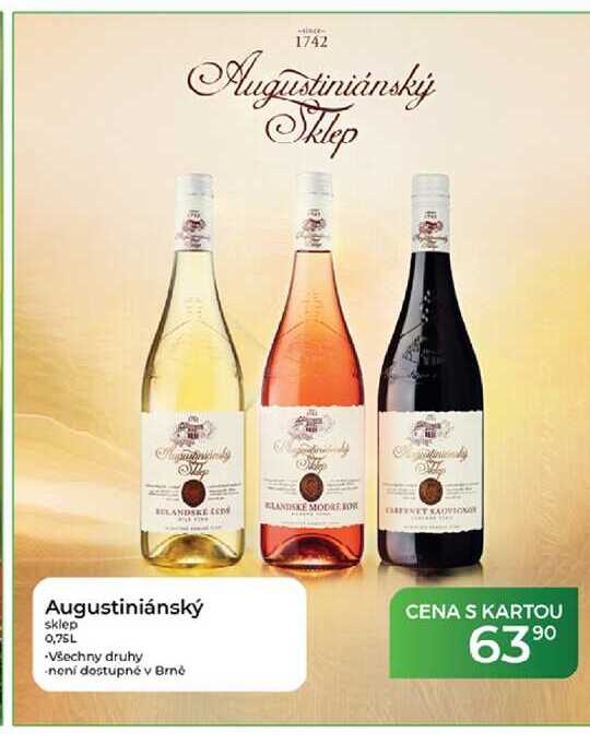 Augustiniánský sklep 0,75L
