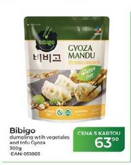 Bibigo dumpling wtih vegetales and tofu Gyoza 300g