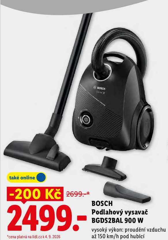 BOSCH Podlahový vysavač BGDS2BAL 900 W